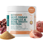 PawOrigins Primal-Vitality bottle displaying bone broth powder and ingredients for dogs