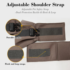 PAWPUBBY dog sling in soft breathable fabric keeps pets cool and comfortable