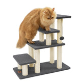 Pawque dog stairs four steps grey offer stable access to furniture