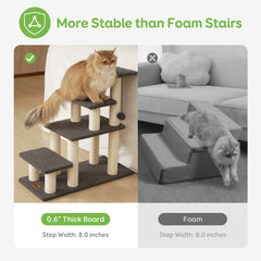 Pawque indoor-use grey stairs blend with home decor