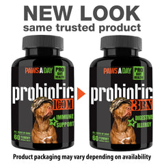 Paws A Day probiotic chews sealed pack ready for daily use and travel.