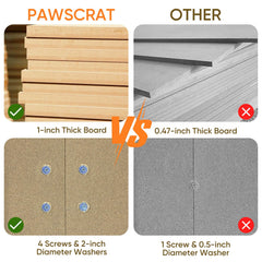PAWSCRAT beige flannelette design blends with home decor
