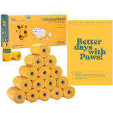 PAWSHOLIC extra-thick leak-proof bags on a roll for mess-free cleanup