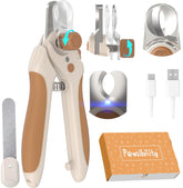 Pawsibility Nail Clipper Pro with quick-vision LED for precise, safe trims.