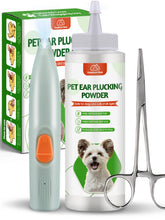Pawsitive Vibes ear powder jar close-up showing texture for gentle cleansing and odor control