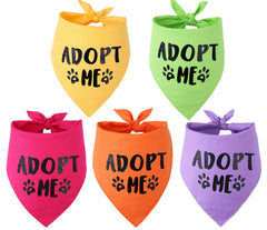 Pawskido Adopt Me Bandana in green offers playful style during outdoor adventures.