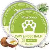PawSono lick-safe paw balm jar for soothing paw pads naturally.
