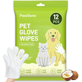 PawSono glove wipes in oversized design for full-body pet cleaning.