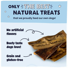 Pawstruck 2-in-1 collagen wrapped jerky sticks help massage gums during chewing
