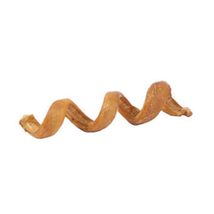 Pawstruck packaging showing low-odor, rawhide-free bully stick springs.