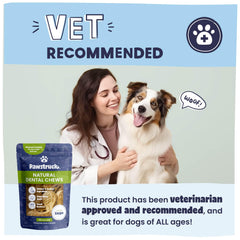 Pawstruck dental chews in puppy-friendly size for smaller dogs.