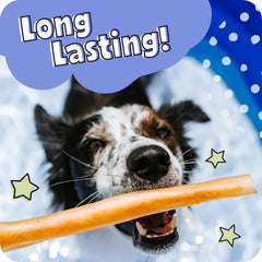 Pawstruck pack of 5 beef collagen sticks, ideal for medium to large dogs.