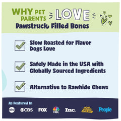 Pawstruck US-made bone roasted for natural meaty flavor.