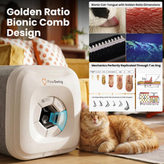PawSwing self-cleaning chamber seals fur away for a cleaner home