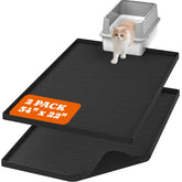 Pawtners cat litter mat, large 34x22, traps litter and protects floors.