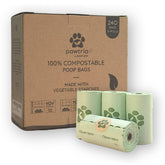 Pawtopia Pawtria compostable bags pack for eco-friendly dog walks