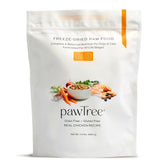 pawTree Freeze-Dried Raw Chicken Recipe bag offers shelf-stable nutrition for on-the-go feeding.
