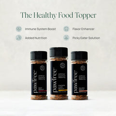 pawTree superfood blend with pumpkin and blueberries mixed in