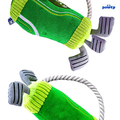 Pawty Soft Durable Plush provides gentle teeth contact and daily play resilience