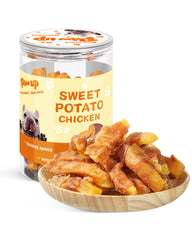 PAWUP packaging label highlighting grain-free formula with taurine.