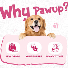 PAWUP Duck Donut Rawhide Texture Detail β close look at chew surface.