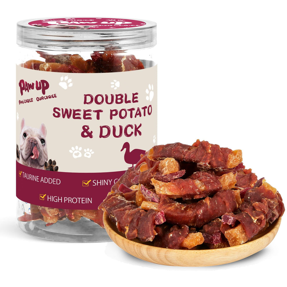 PAWUP Duck & Sweet Potato Duo: duck and potato chews for dogs' digestion