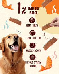 PAWUP salmon and duck recipe provides balanced protein for daily treats.