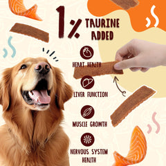 PAWUP Taurine-Added Salmon Treats β daily nutrition boost