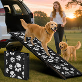 PAWUV dog ramp wide 71in long for confident climbs