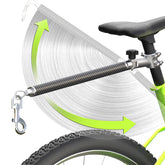 Pawxaw hands-free bicycle leash with 180-degree rotation for smooth dog runs beside you.