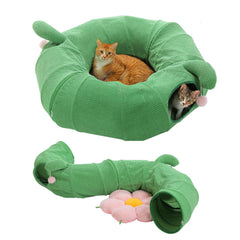 PAWZ Road cactus cat tunnel exterior for playful indoor cats.