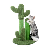 PAWZ Road cactus scratcher with three posts for engaging scratching.