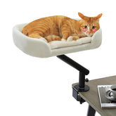 PAWZ Road cat desk bed close-up of soft fabric for cozy lounging.