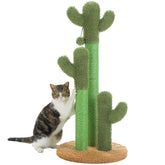 PAWZ Road cactus inspired cat scratching post with three sisal poles for durable scratching