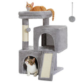 PAWZ Road cat tree with dual condos for private naps and play