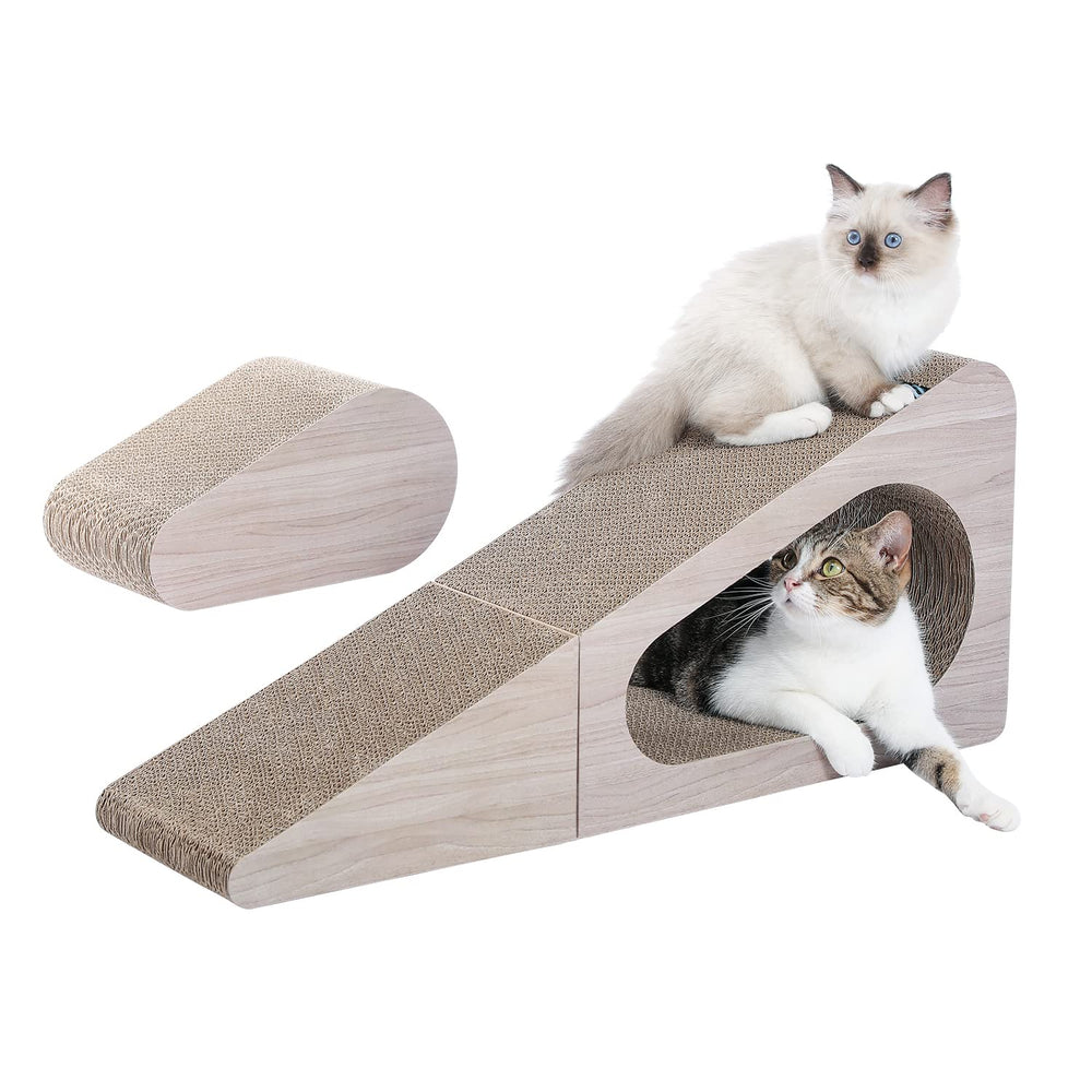 PAWZ Road triangle scratcher with large surface for multi-cat play