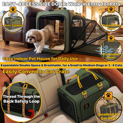 PAWZIDEA side entry for easy feeding and access