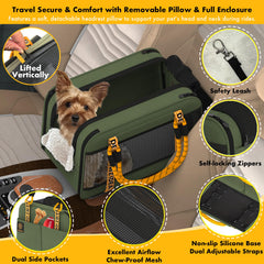 PAWZIDEA 360-degree breathable mesh keeps your pet cool and visible.