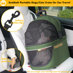 PAWZIDEA portable dog crate top-load canopy in action for shade.