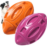 Pawzone 2-pack squeaky ball toy for aggressive chewers, durable rubber.