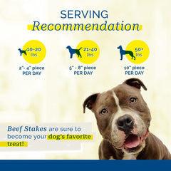 PCI Beef Stakes bite-sized pieces ideal for training sessions