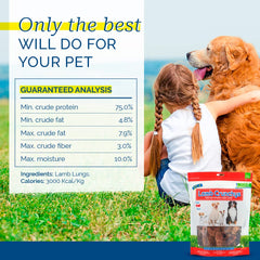PCI Lamb Crunchys training-treat sizes demonstrate easy-to-break portions for puppies and dogs.