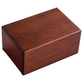 PCS Pet Cremation Urn wood dog view showcases durable memorial keepsake.