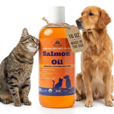 Peak Pawz Salmon Oil bottle pour for easy daily topping