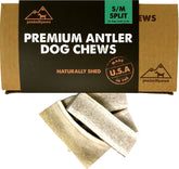 peaksNpaws elk antler split dog chew for long-lasting entertainment