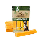 peaksNpaws yak cheese dog chews long sticks for durable chewing and play