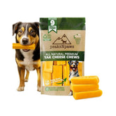 peaksnpaws Yak Cheese dog chews packaging highlights natural ingredients for small dogs.