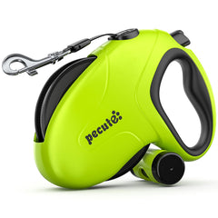 Pecute 32ft retractable leash extended for safe outdoor exploration.