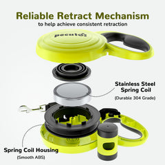Pecute 360-degree anti-tangle design prevents snarls on outdoor walks