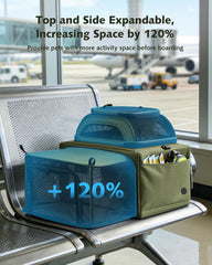 Pecute breathable mesh carrier promotes ventilation and comfort